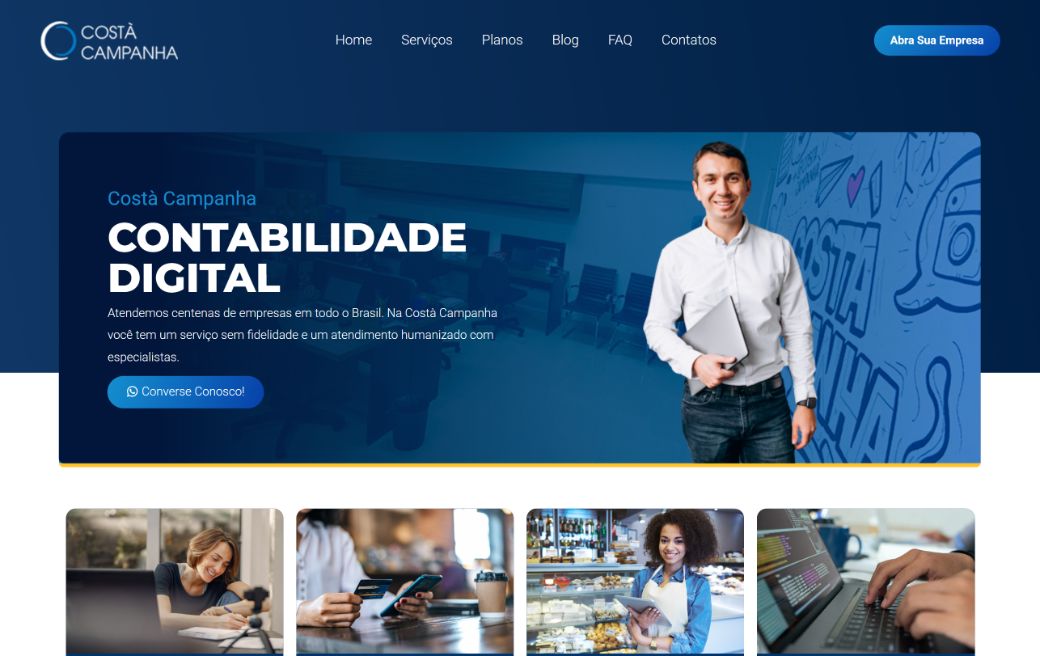 Home da contabilidade Costà Campanha